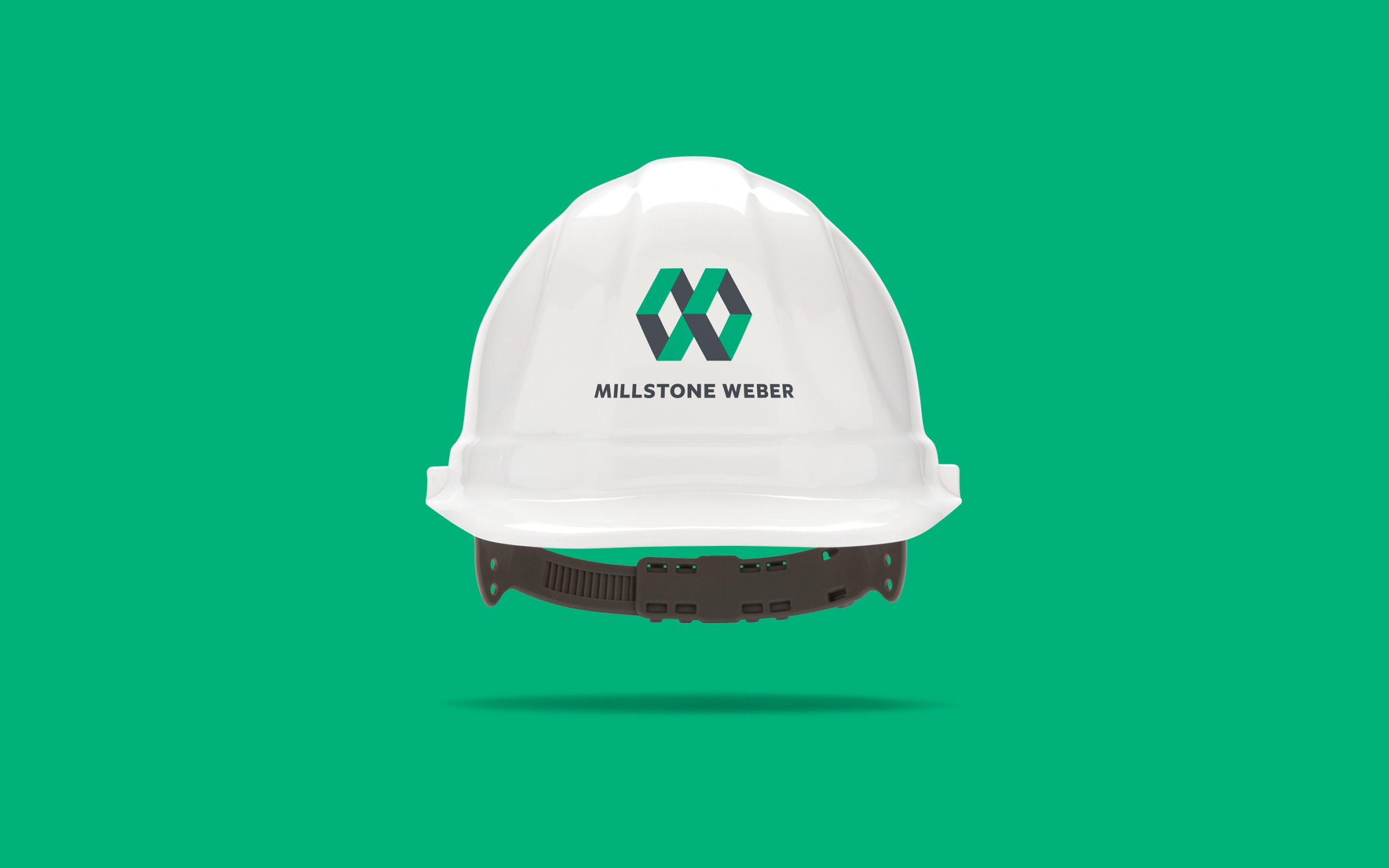 Branded protective equipment; Millstone Weber Construction.