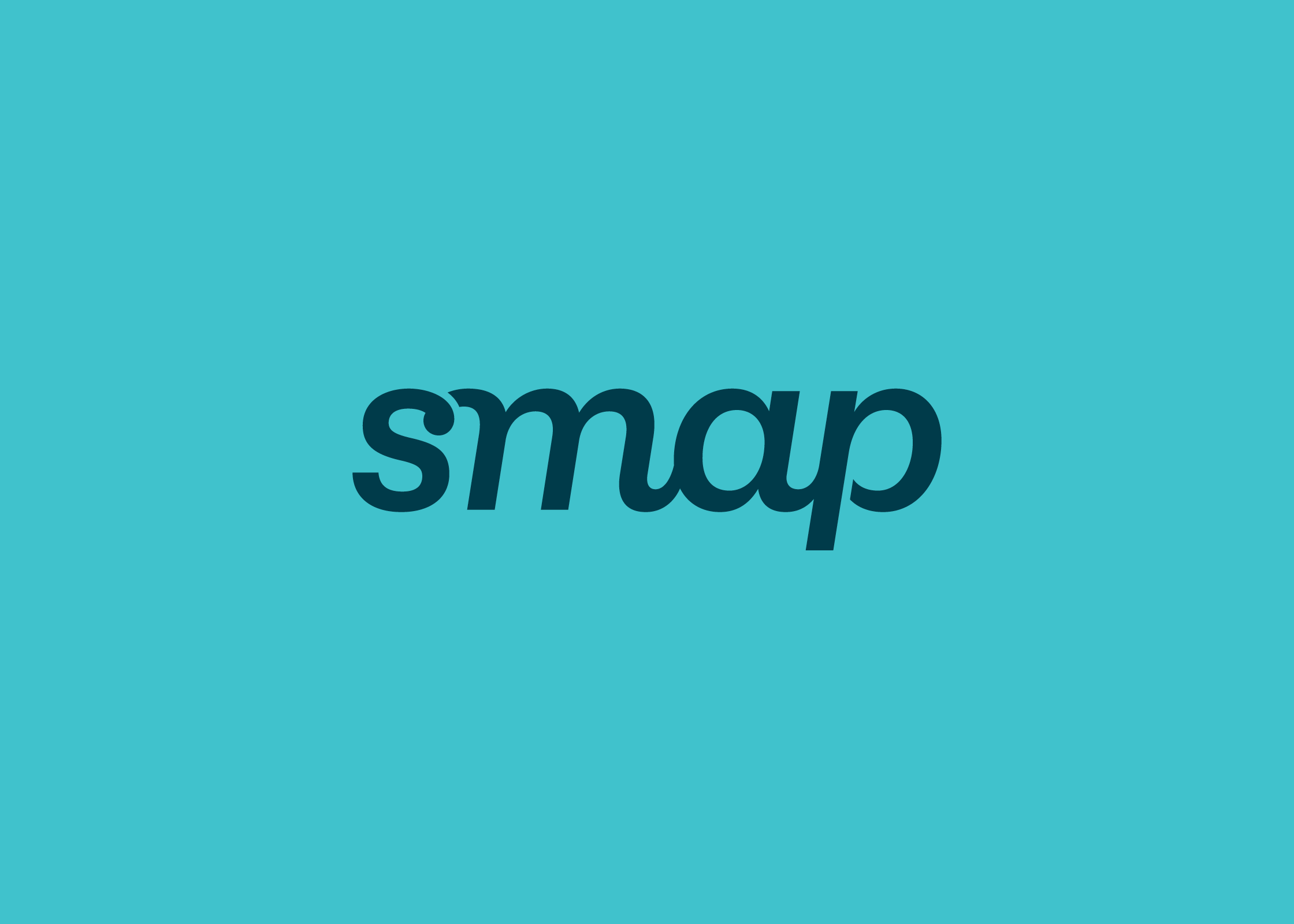 Creative logotype; Smap Social Media.