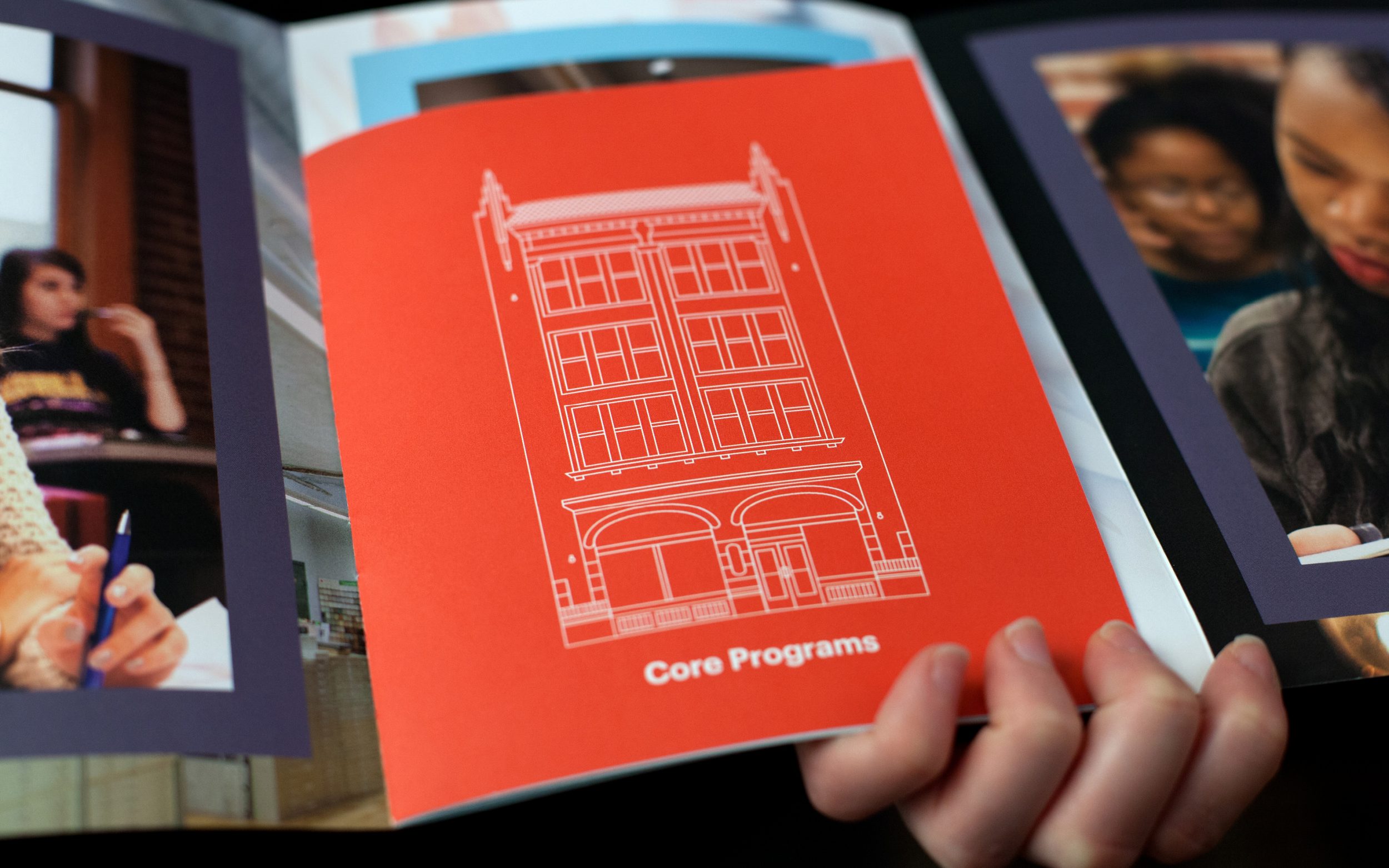 Branded brochure; Stevens Institute of Business and Arts.