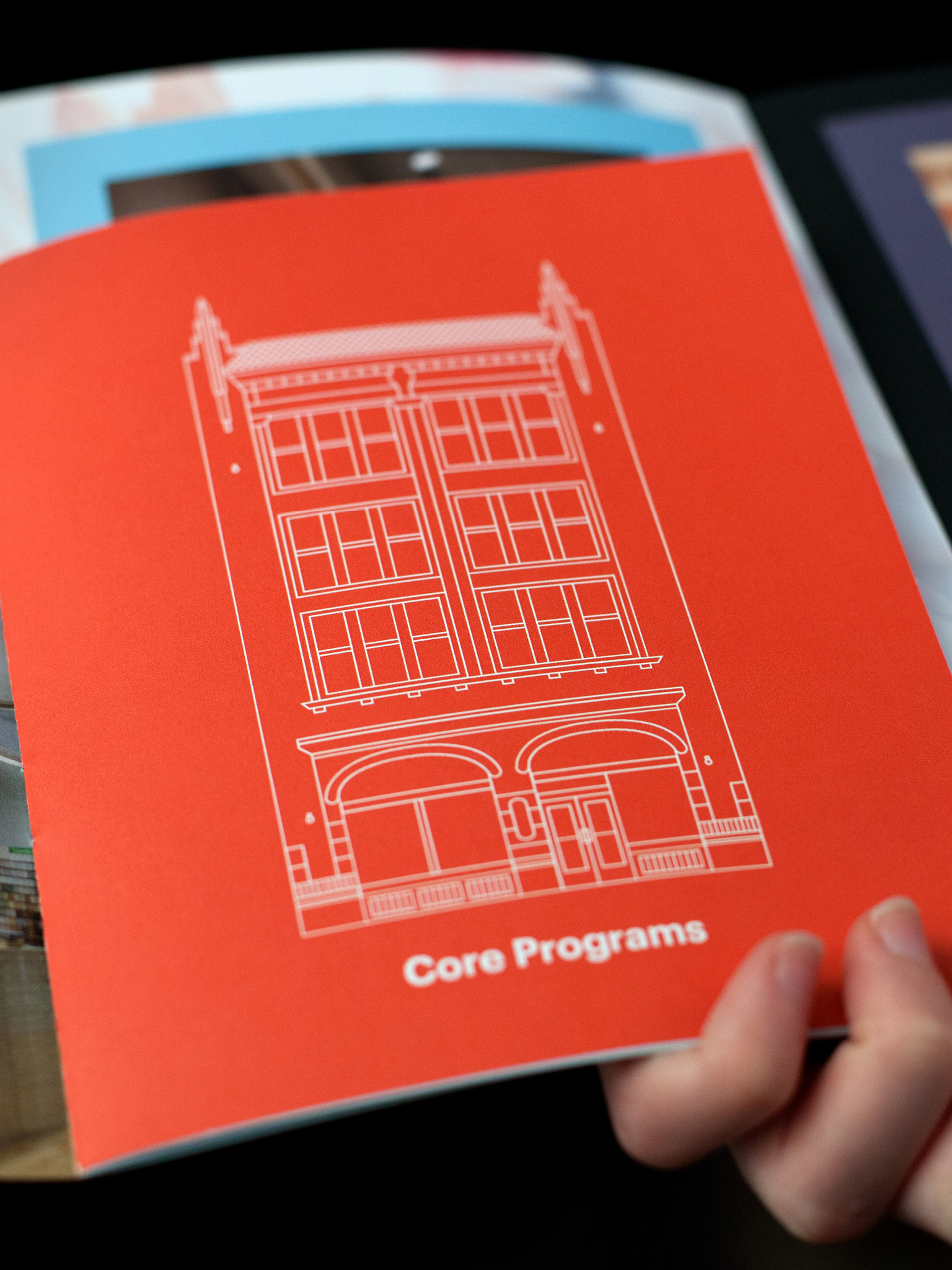 Branded brochure; Stevens Institute of Business and Arts.